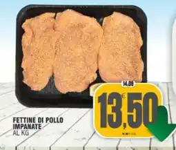 Vicino a te supermercati Fettine di pollo impanate offerta