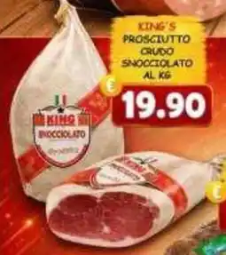 MercADone King's prosciutto crudo snocciolato offerta