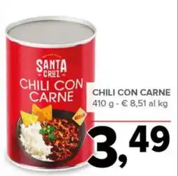 Todis Santa Cruz Chili con carne offerta