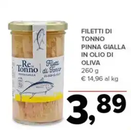 Todis Re Tonno Filetti di Tonno Pinna Gialla offerta