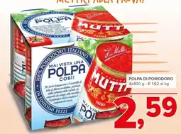 Todis Polpa di pomodoro Mutti offerta