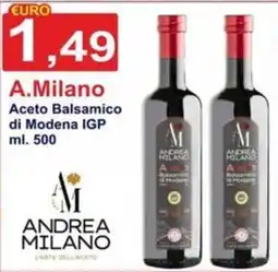 GuMì Supermercati Aceto Balsamico di Modena IGP Andrea Milano offerta