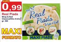 GuMì Supermercati Real Piada Wrap & Roll Classica/Olio d'oliva offerta