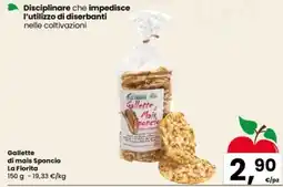 Eurospar Gallette di mais Sponcio La Fiorita offerta