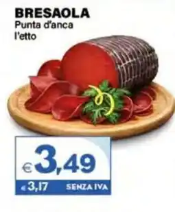 Boningros Cash and Carry Bresaola Punta d'anca offerta