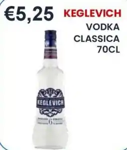 Caramico Keglevich vodka classica offerta