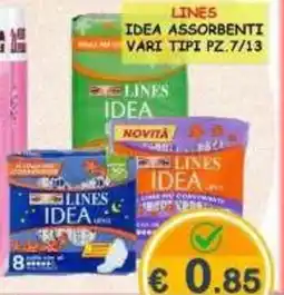 MercADone Lines Idea assorbenti offerta