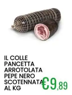 Sugros Il colle pancetta arrotolata pepe nero scotennata offerta