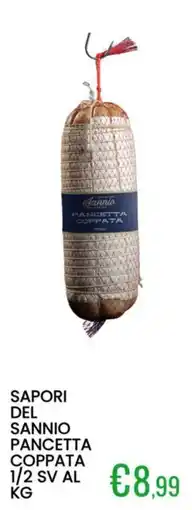 Sugros Sapori del Sannio Pancetta Coppata offerta