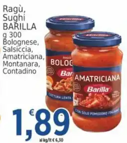 Market Ingross Ragù, Sughi BARILLA offerta