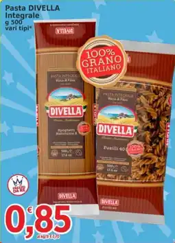 Market Ingross Pasta Integrale Divella offerta