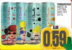 Vicino a te supermercati Tomarchio bibite in lattina offerta
