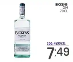 Eurocash Bickens London Dry Gin offerta