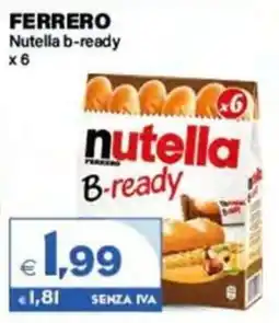 Boningros Cash and Carry Ferrero Nutella b-ready offerta