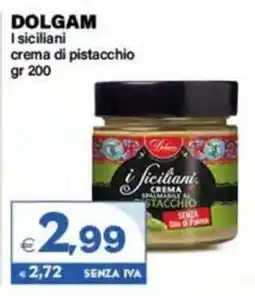 Boningros Cash and Carry Dolgam I siciliani crema di pistacchio offerta
