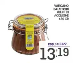 Eurocash Vaticano filetti di acciughe offerta