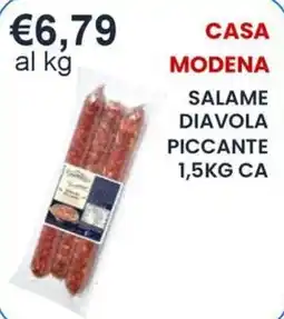 Caramico Salame diavola piccante Casa Modena offerta