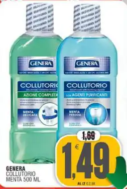 Vicino a te supermercati Genera collutorio menta offerta