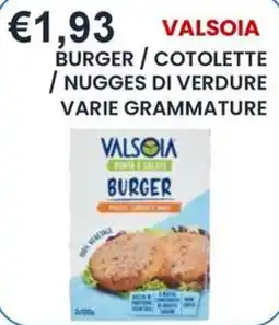 Caramico Valsòia burger offerta