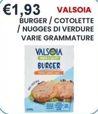 Caramico Valsòia burger offerta