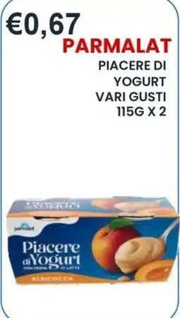 Caramico Parmalat Piacere di Yogurt offerta