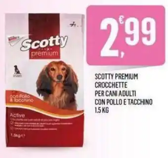 Scotty premium crocchette per cani adulti con pollo e tacchino