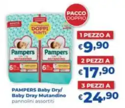 Acqua & Sapone Pampers Baby Dry/ Baby Dray Mutandino offerta