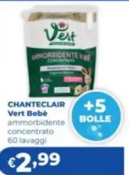 Acqua & Sapone Chanteclair Vert Bebè ammorbidente concentrato offerta