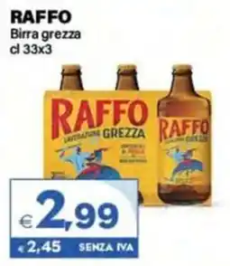 Boningros Cash and Carry Raffo Birra grezza offerta