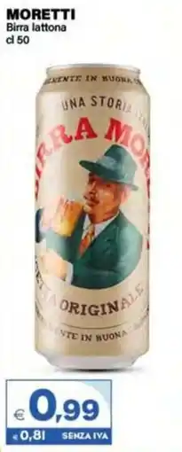 Boningros Cash and Carry Moretti Birra lattona offerta