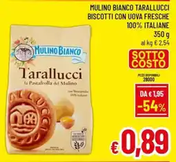 Famila Market Tarallucci Mulino Bianco offerta