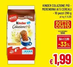 Famila Market Kinder Colazione Più offerta