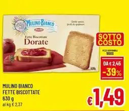 Famila Market Mulino Bianco Fette Biscottate offerta