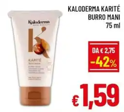 Famila Market Kaloderma Karité Burro Mani offerta