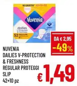 Famila Market Nuvenia dailies v-protection & freshness regular proteggi slip offerta