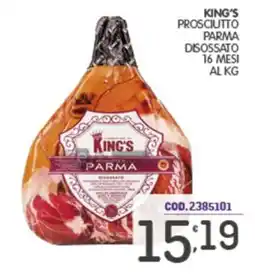 Eurocash King's prosciutto parma offerta
