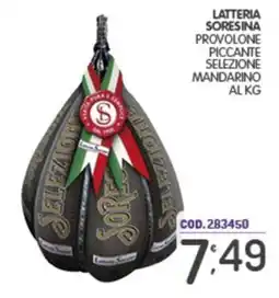 Eurocash Latteria SoreSina Provolone Piccante Selezione Mandarino offerta