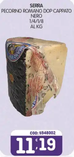 Eurocash Pecorino Romano DOP Cappato Nero offerta