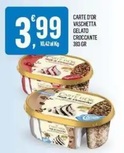 Vibian Carte d'or vaschetta gelato croccante offerta