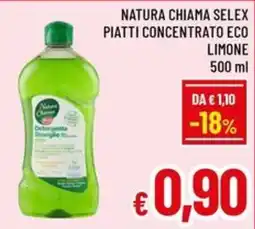 Famila Market Natura chiama Selex piatti concentrato eco limone offerta