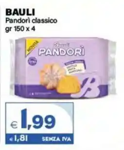 Boningros Cash and Carry Bauli Pandorì classico offerta