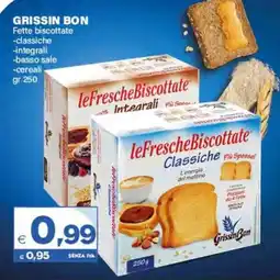Boningros Cash and Carry Grissin Bon Fette biscottate offerta