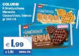 Boningros Cash and Carry Colussi Il Granturchese Merenda Cacao/ciocc. bianco offerta