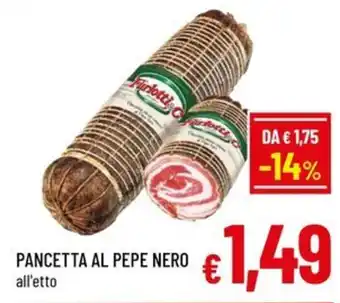 Pancetta al pepe nero Fiordotti