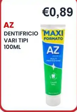 Caramico AZ dentifricio vari tipi offerta