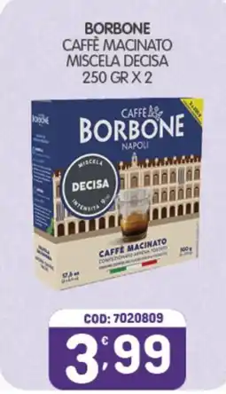 Eurocash Caffè macinato Borbone offerta