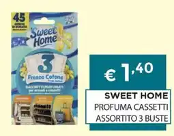 DB detersivi Sweet Home profuma cassetti offerta