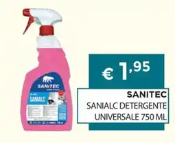 DB detersivi Sanitec Sanialc detergente universale offerta
