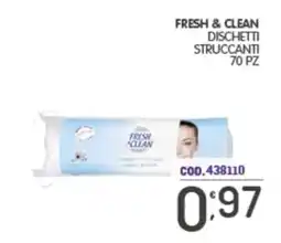Eurocash Fresh & Clean dischetti struccanti offerta