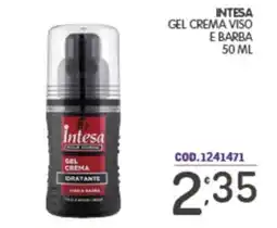 Eurocash Intesa gel crema viso e barba offerta